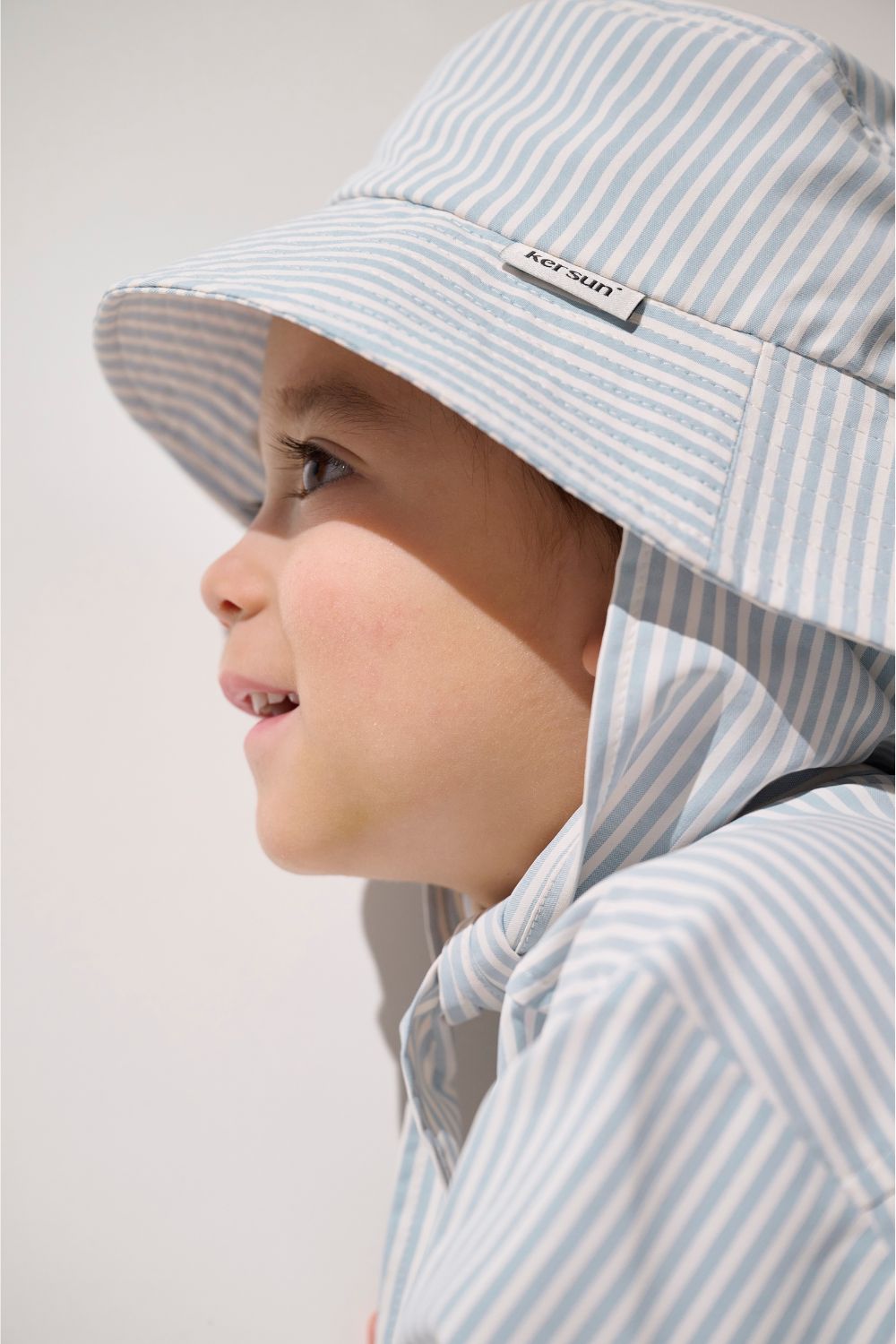 Bob anti-UV - Sylt à rayures pour enfant, léger, offrant protection solaire UPF 50+ et confort.