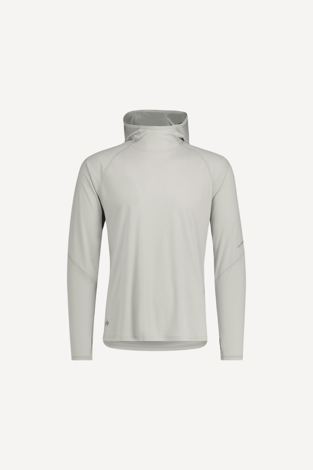 Sweat à capuche anti-UV pour homme, léger et respirant, couleur gris, idéal pour activités ensoleillées avec protection UPF 50+.