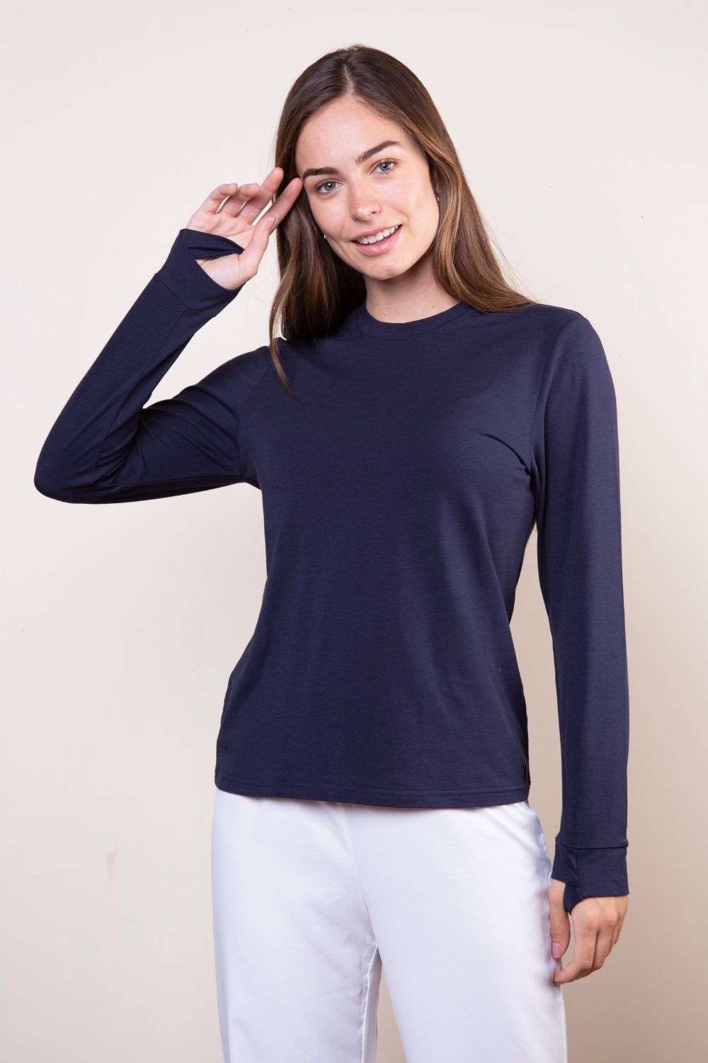 SET - 2 x UV T-Shirt - Saint-Malo (Dunkelblau/Café Glacé)