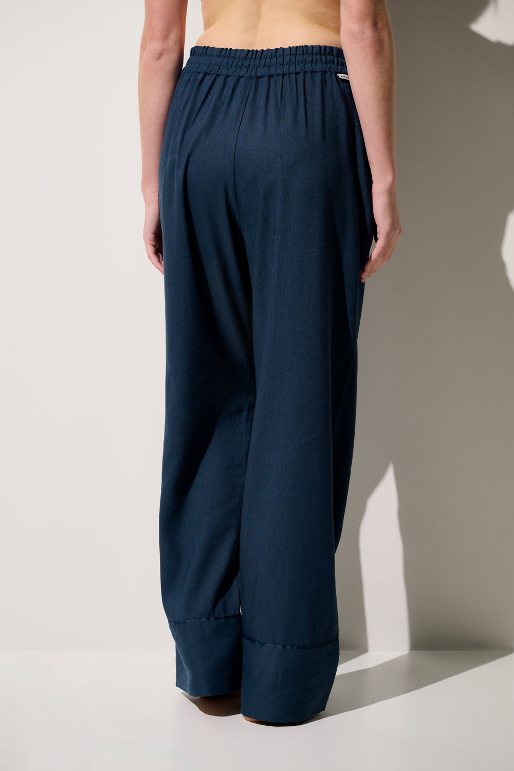 Pantalon anti-UV - Sylt pour femme, bleu marine, léger et élégant, idéal pour la protection solaire quotidienne.