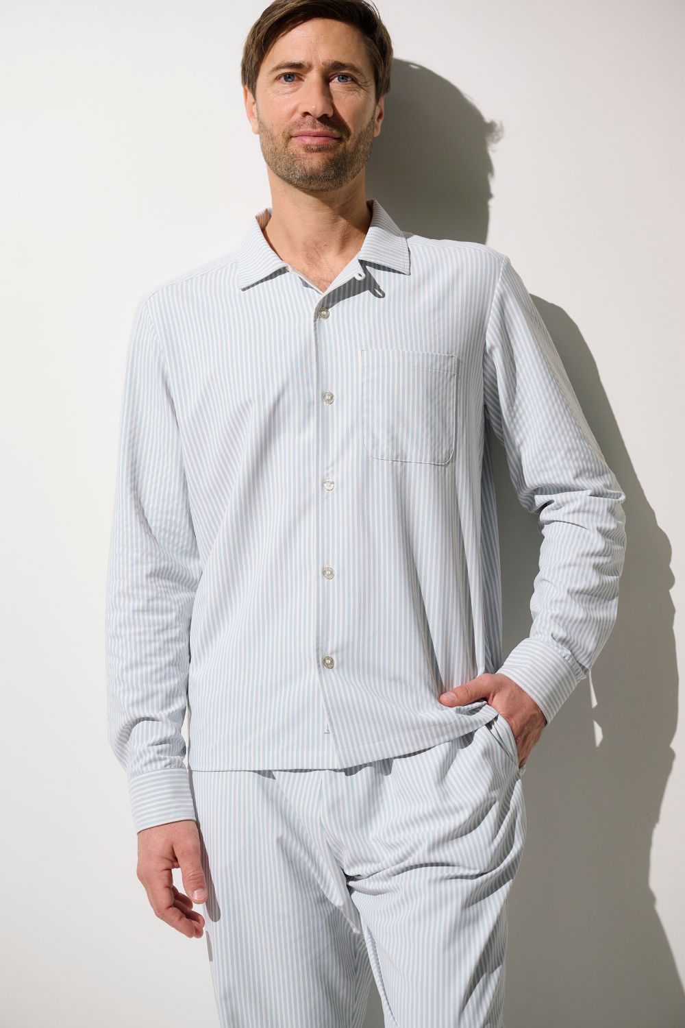 Chemise anti-UV Sylt pour homme, légère et respirante, offrant une protection solaire UPF 50+.