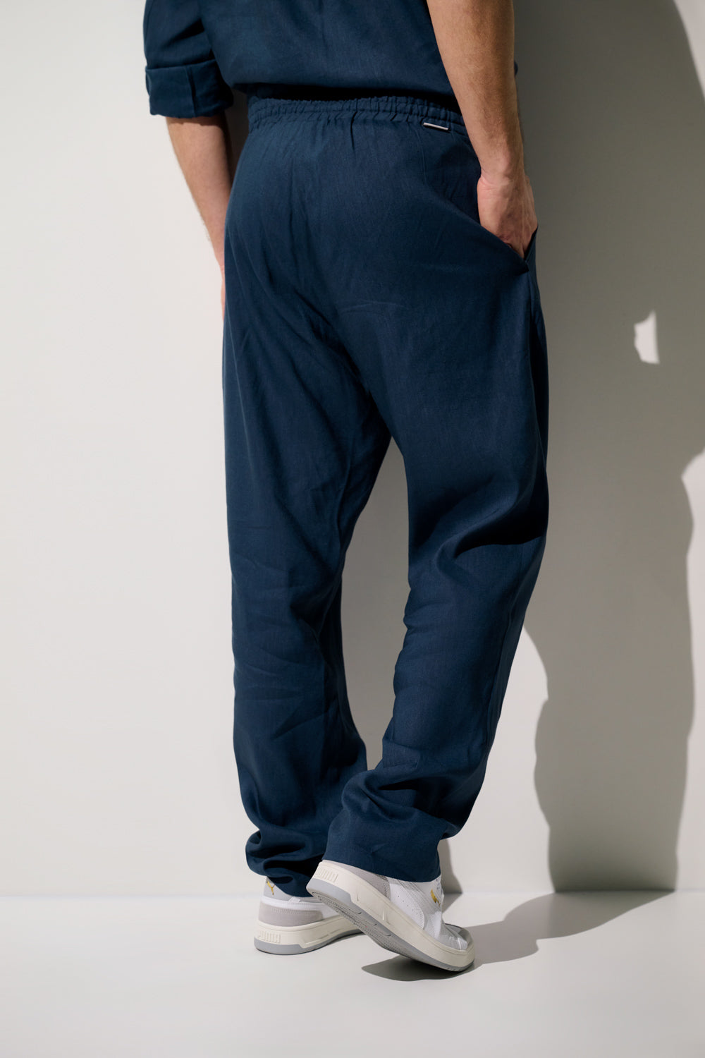 Pantalon anti-UV - Sylt bleu marine pour homme, léger et confortable, idéal pour la protection solaire quotidienne.
