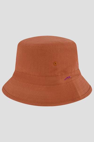 Bob anti-UV Ridge orange certifié UPF 50+, idéal pour rester à l'aise sous le soleil.