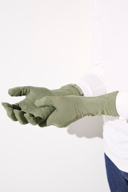 Gants anti-UV - Mojave verts, légers et respirants, offrant une protection solaire UPF 50+ pour les activités extérieures.