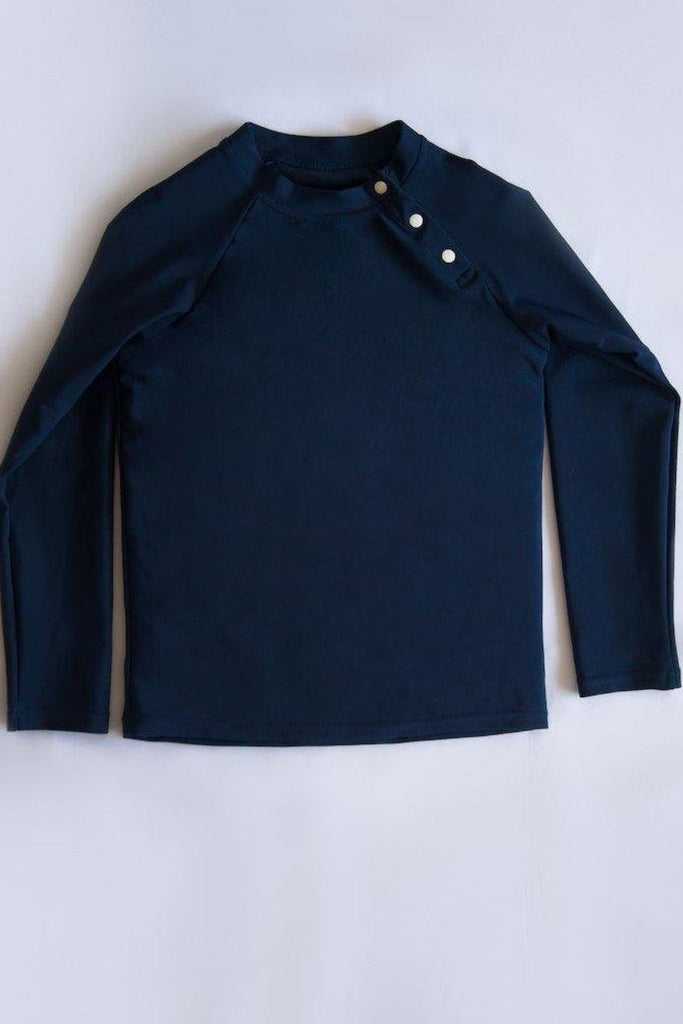 Tee-shirt-de-bain-enfant-bleu-ocean-Nuvees-KERSUN
