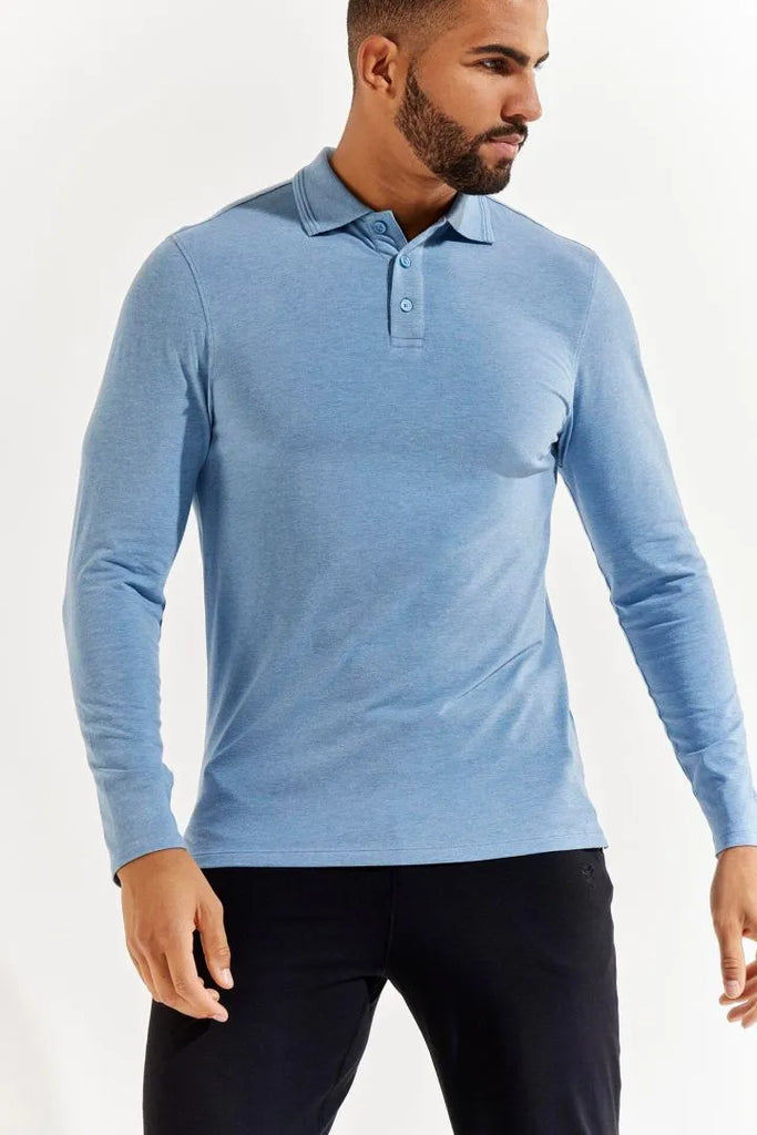 Polo à manches longues Anti UV - Homme - Coppitt - Coolibar - KER SUN