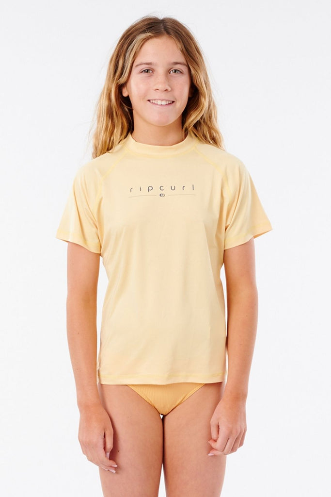 T-Shirt anti-UV fille manches courtes - Golden Rays - Rip Curl - KER SUN