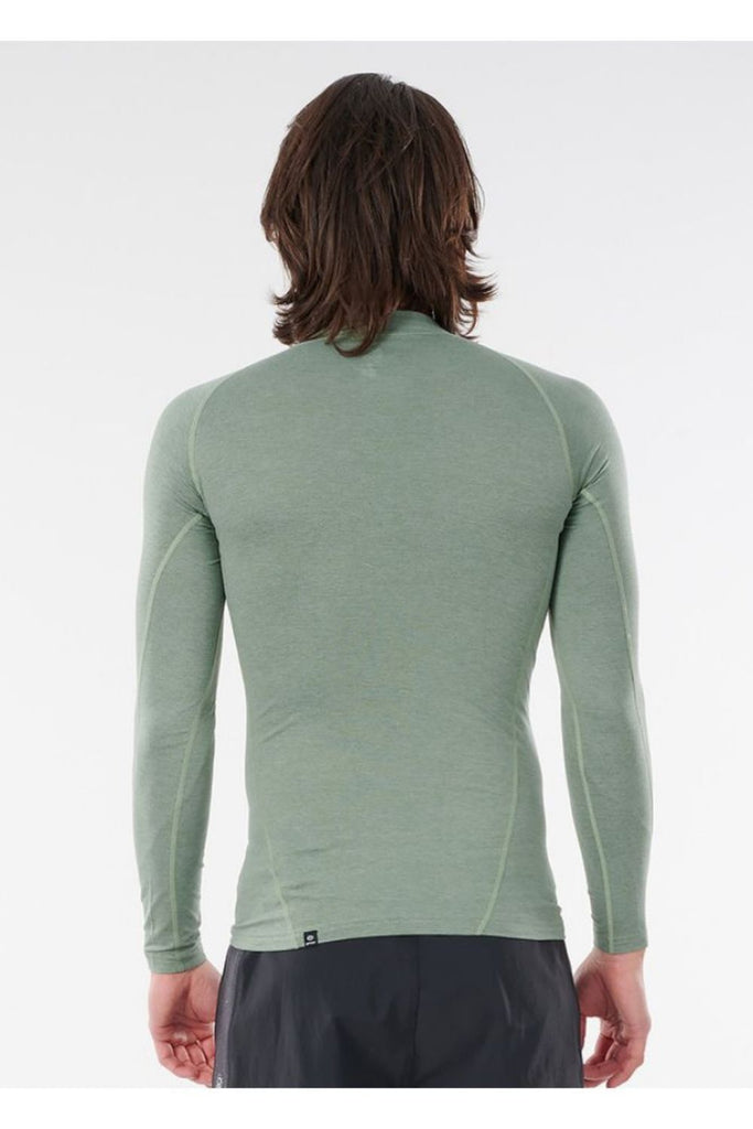 T-shirt de bain anti-UV manches longues Homme - Dawn Patrol Perf - Rip Curl vert pale
