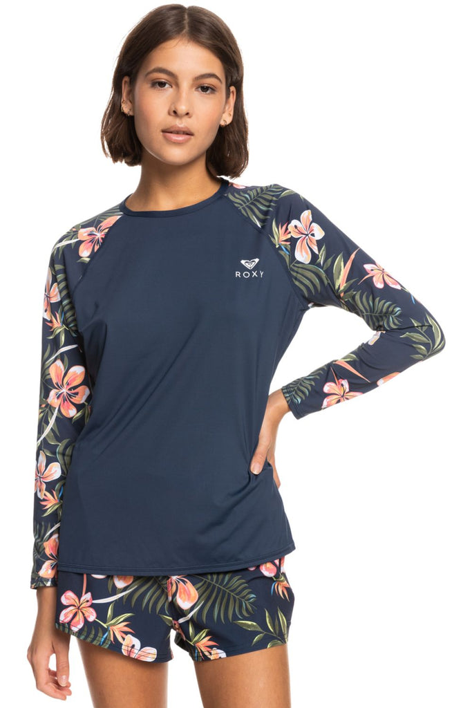 T-shirt de bain manches longues anti-UV Femme - Lycra Printed - Roxy - KER SUN