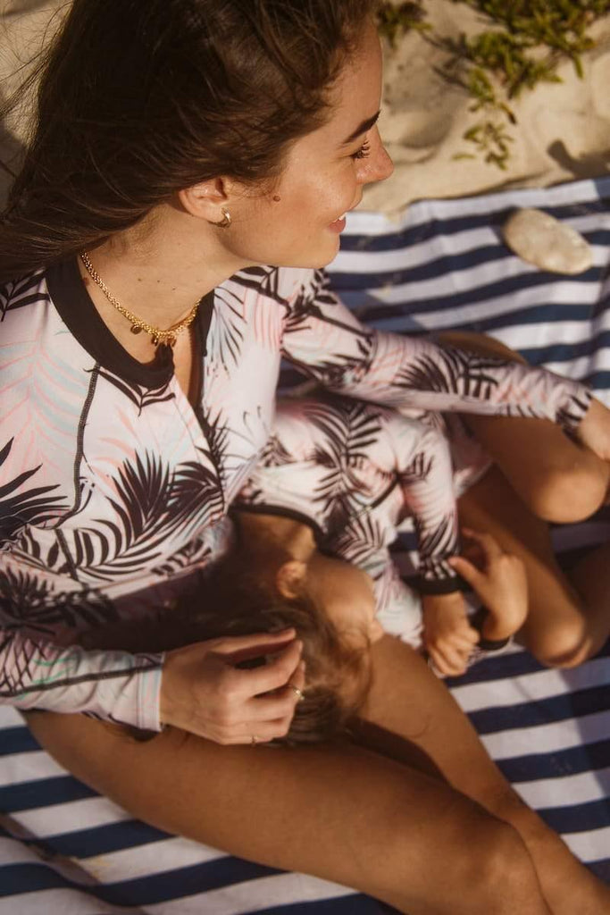 Maillot de bain anti-UV manches longues femme - Palmera - Nuvées - KER-SUN