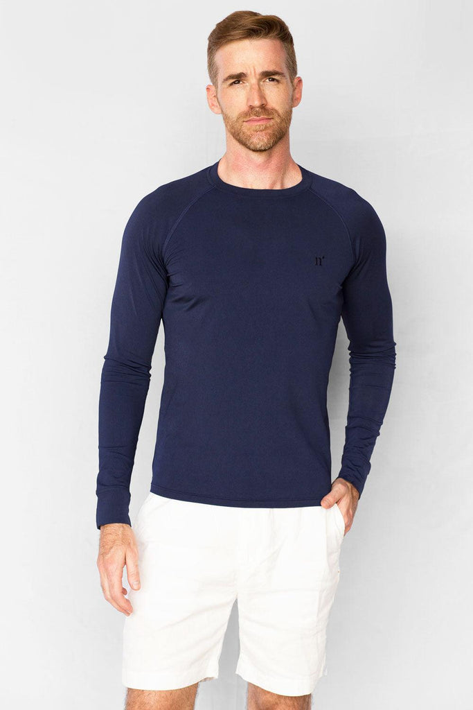T-shirt anti-UV homme de bain - Bleu Océan - Nuvées - KER-SUN
