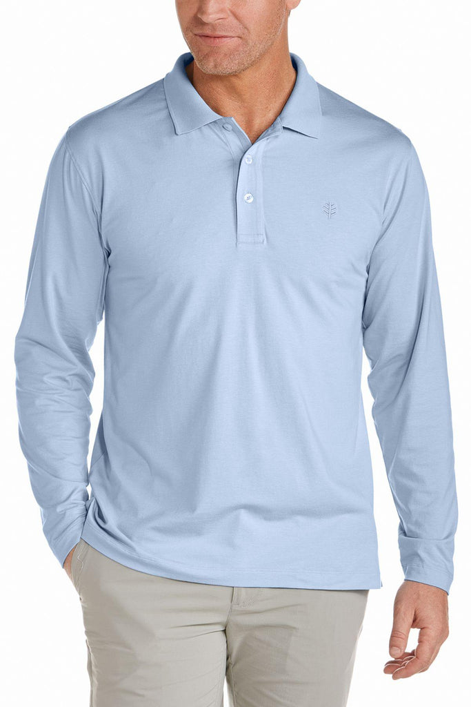Polo à manches longues Anti UV - Homme - Coppitt - Coolibar - KER-SUN