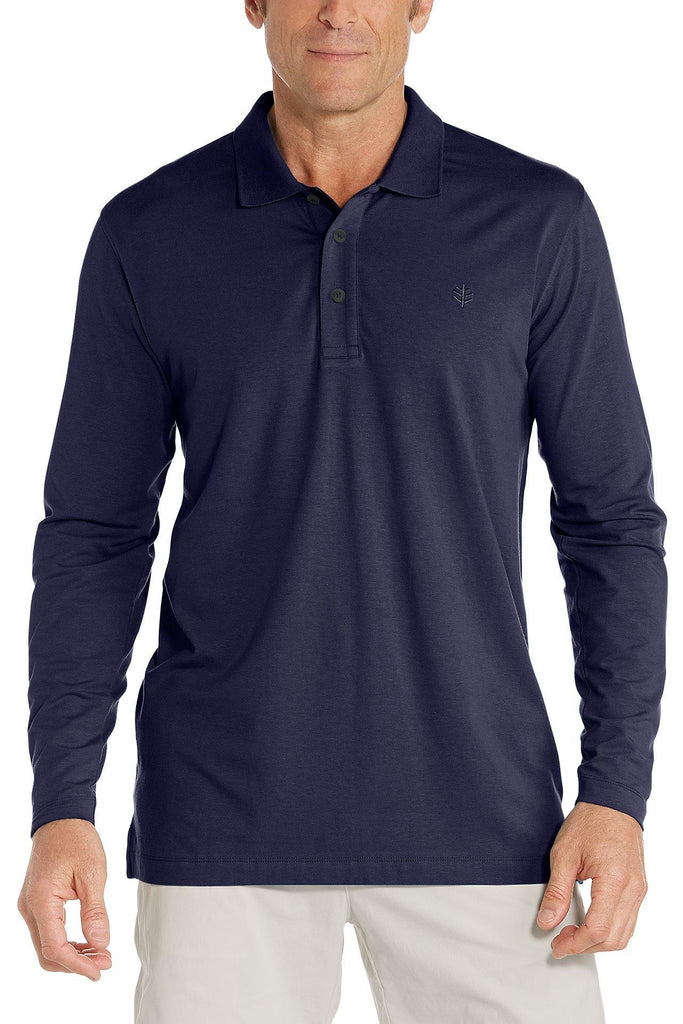 Polo à manches longues Anti UV - Homme - Coolibar - Coppitt
