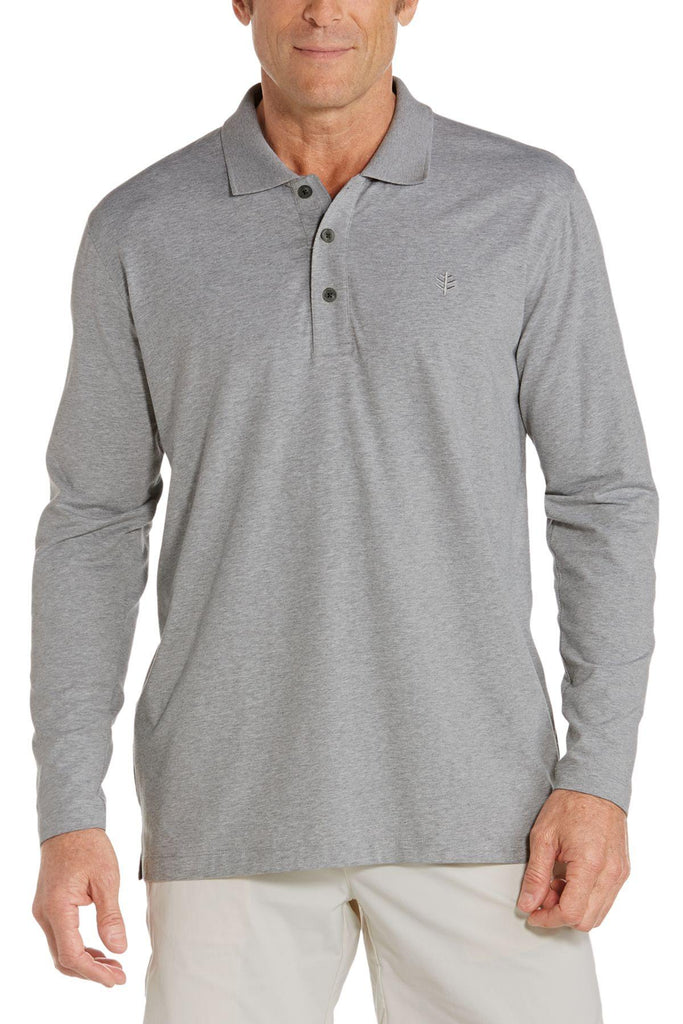 Polo à manches longues Anti UV - Homme - Coppitt - Coolibar - KER-SUN