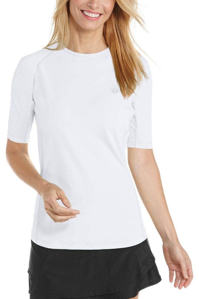 PRÉCOMMANDE - T-shirt anti-UV de bain à manches courtes femme - Hightide - Coolibar - KER-SUN
